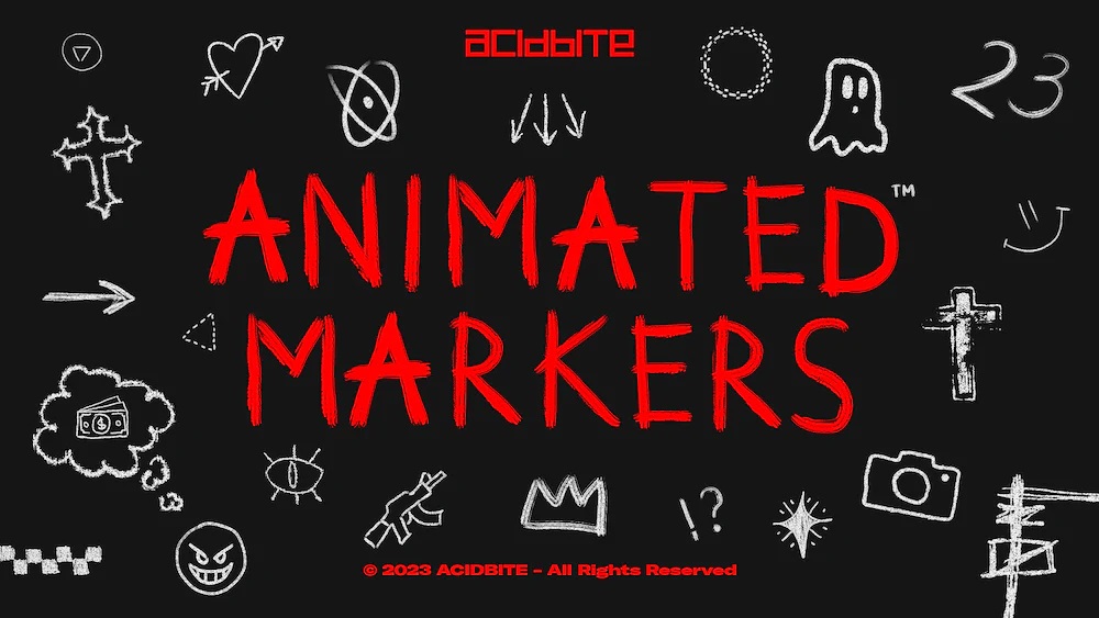 Acidbite – Animated Markers Pack 4K