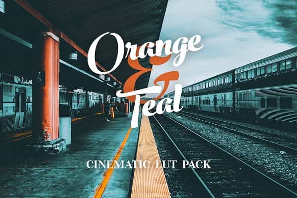 Creativemarket 2535357 Orange and Teal LUTs Pack