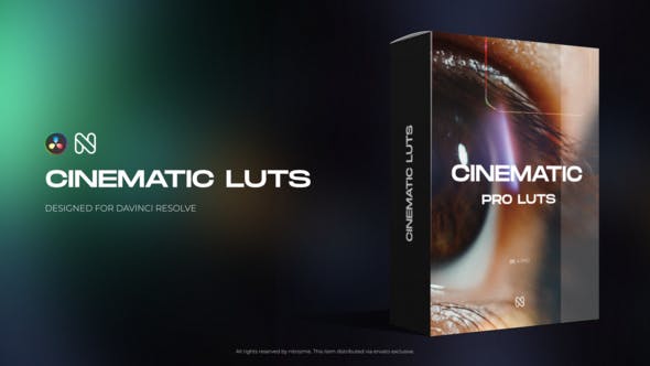 Videohive 50936268 Cinematic LUT Bundle for DaVinci Resolve