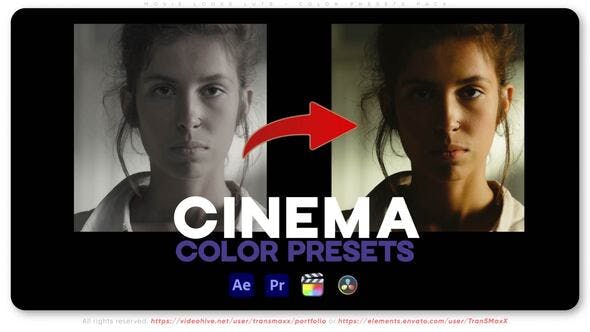 Videohive 50533867 Cinematic Look Color LUTs