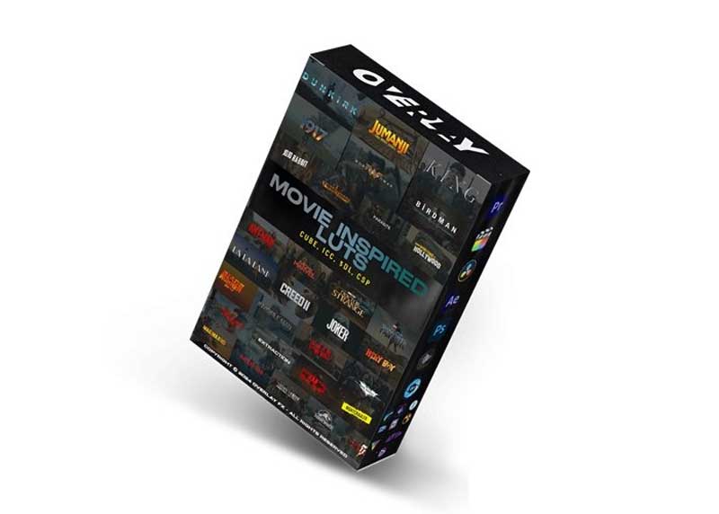 OverlayFX电影灵感LUT合集VOL1 40款电影级调色预设多格式兼容