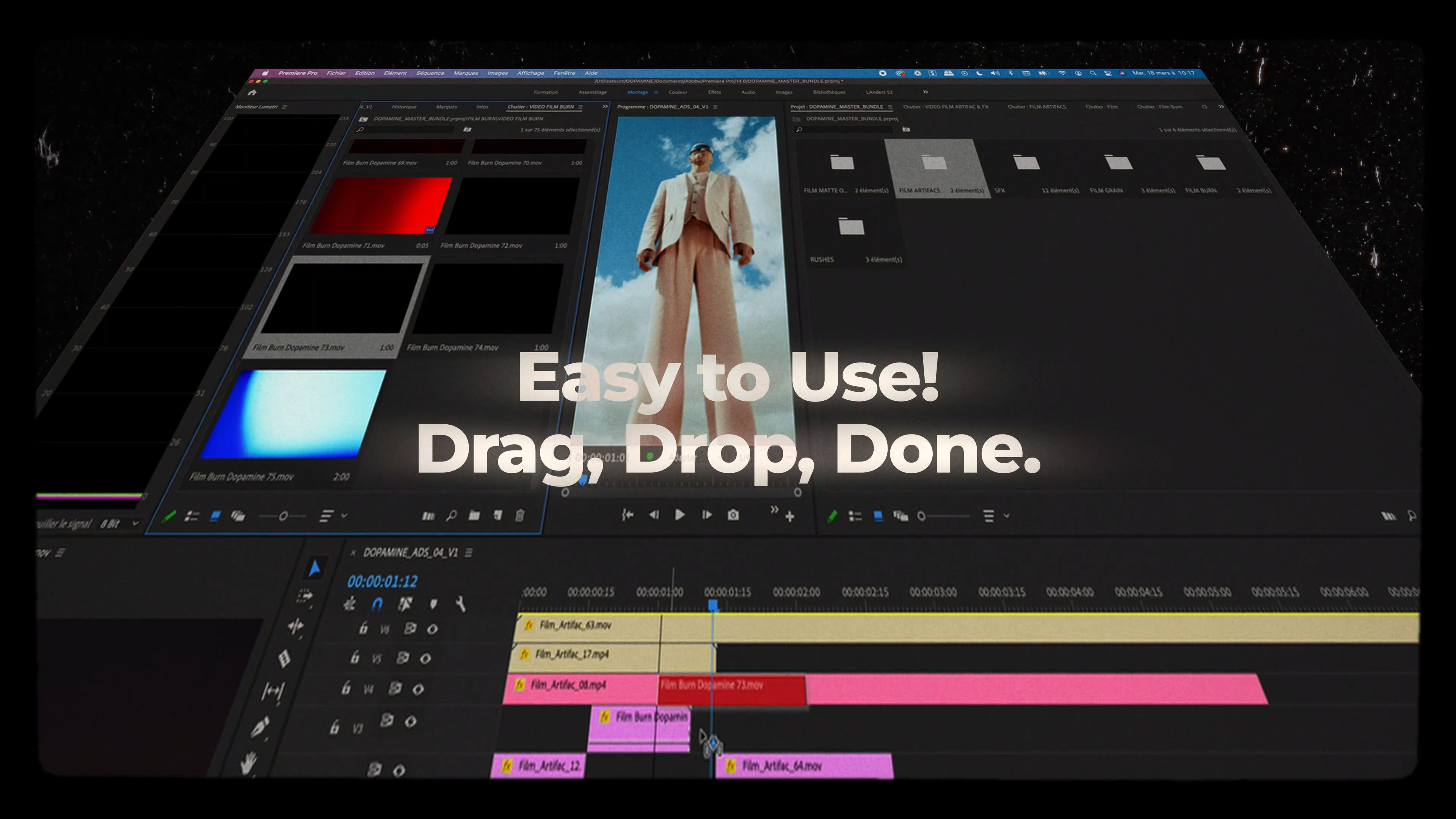 iPhone电影感编辑必备：600+复古胶片特效资源包（含LUT/预设/音效)
