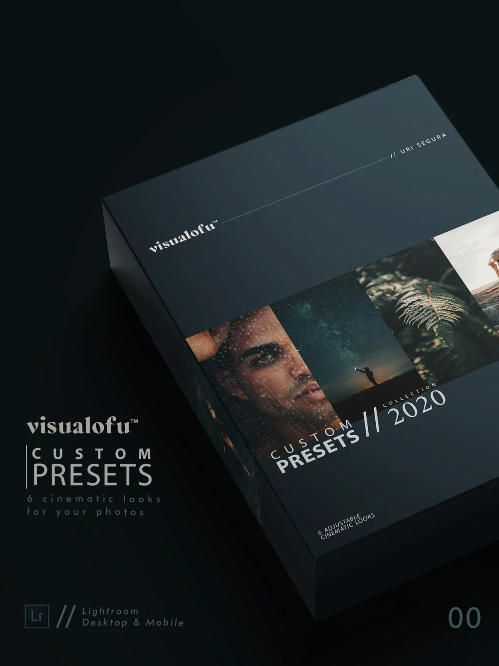 Visualofu电影风格Lightroom预设合集 6款电脑与手机APP通用旅拍人像风光滤镜