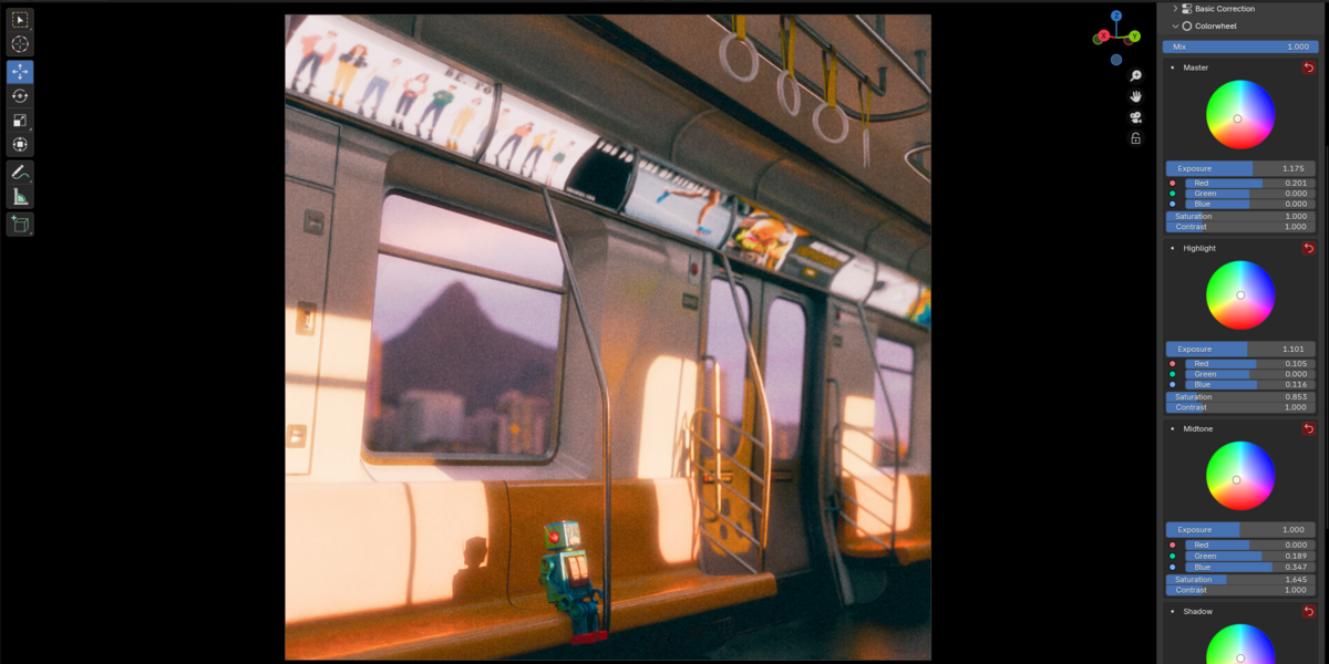 电影级预设好莱坞专业调色师Blender插件Colorist Pro - Luts & Viewport Color Grading插图13 电影级预设好莱坞专业调色师Blender插件Colorist Pro - Luts & Viewport Color Grading插图13