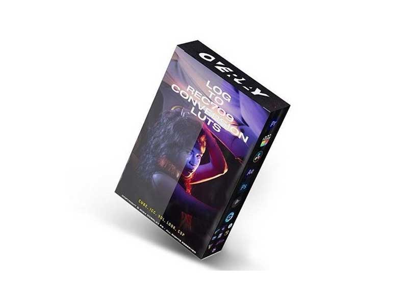 OverlayFX专业转换LUT套装 Log转Rec709视频调色预设多相机兼容