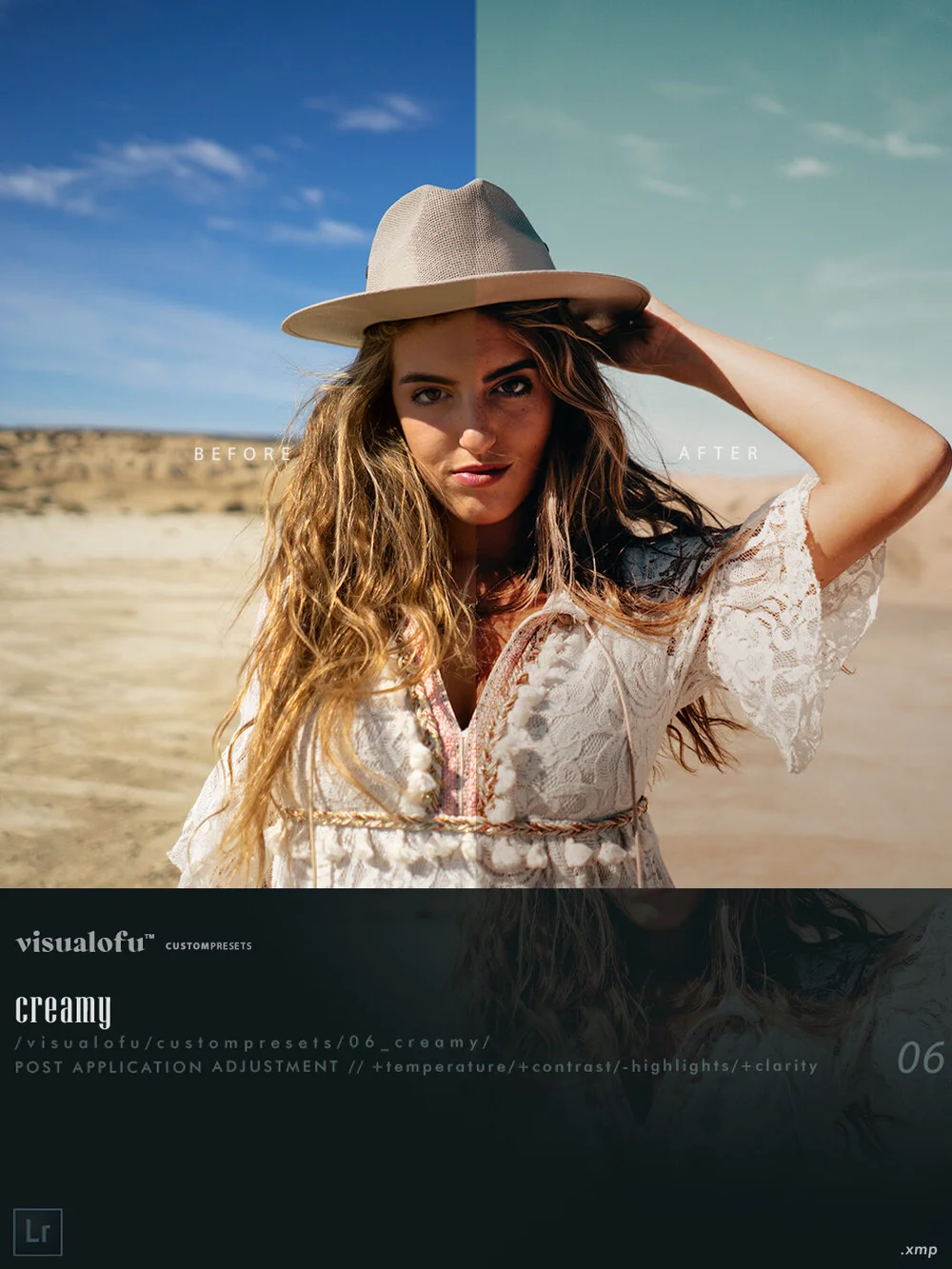 Visualofu电影风格Lightroom预设合集 6款电脑与手机APP通用旅拍人像风光滤镜