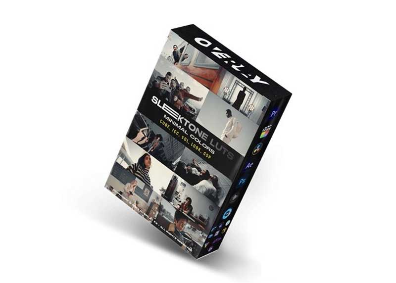 OverlayFX Sleektone极简LUT预设包 双色调风格视频调色素材合集