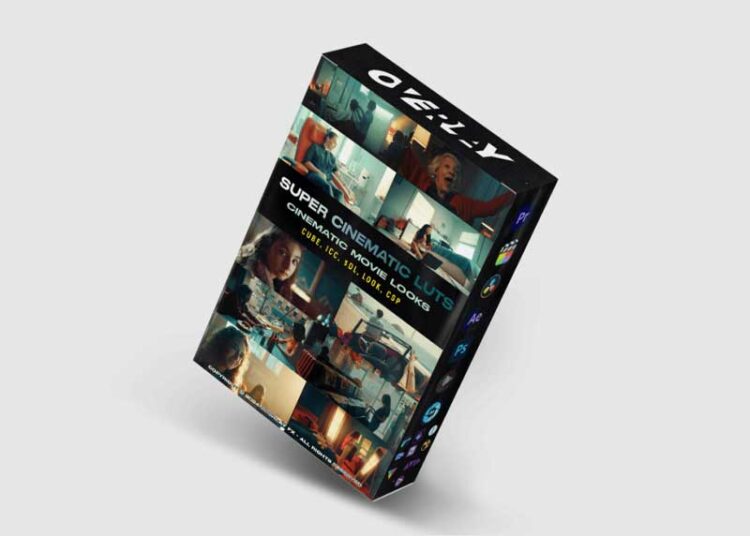 OverlayFX电影级LUT调色包 25款专业电影感视频调色预设