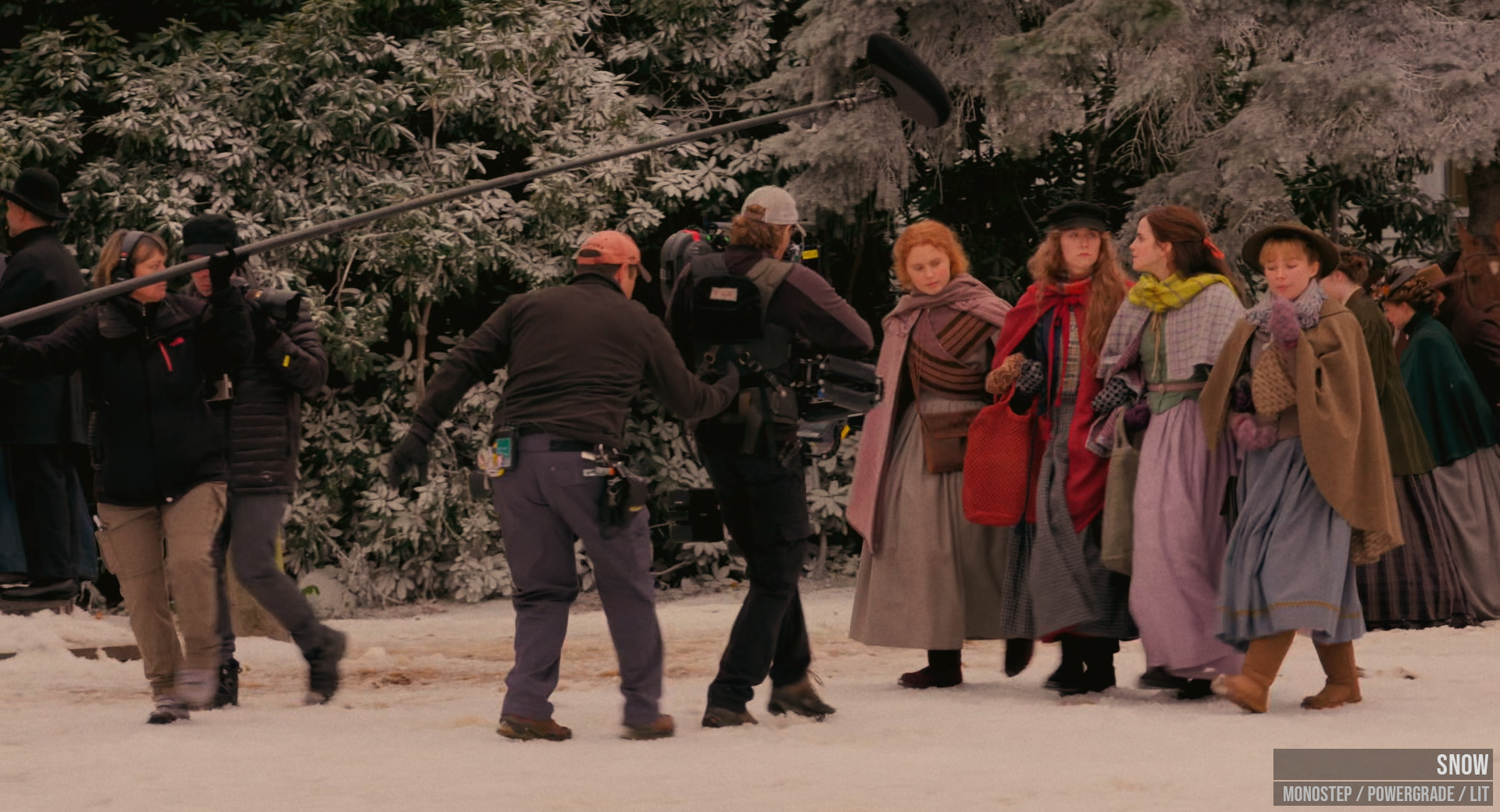 达芬奇 PowerGrades 调色节点包 逆向还原经典电影《小妇人》暖色复古美学风格Mononodes Little Women reverse engineered PowerGrades插图5 After image