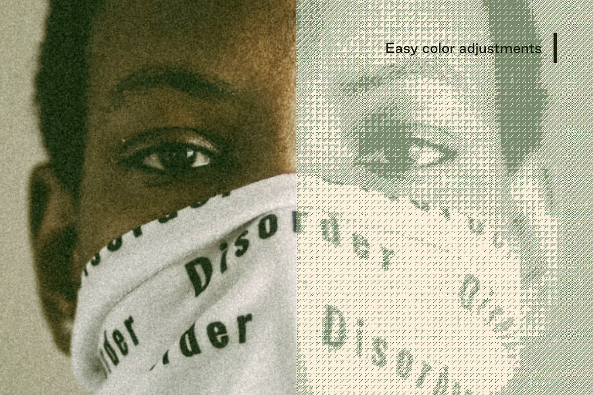 像素艺术PS动作工具包 3种独特8位矩阵效果快速转换图片文字为复古游戏风格