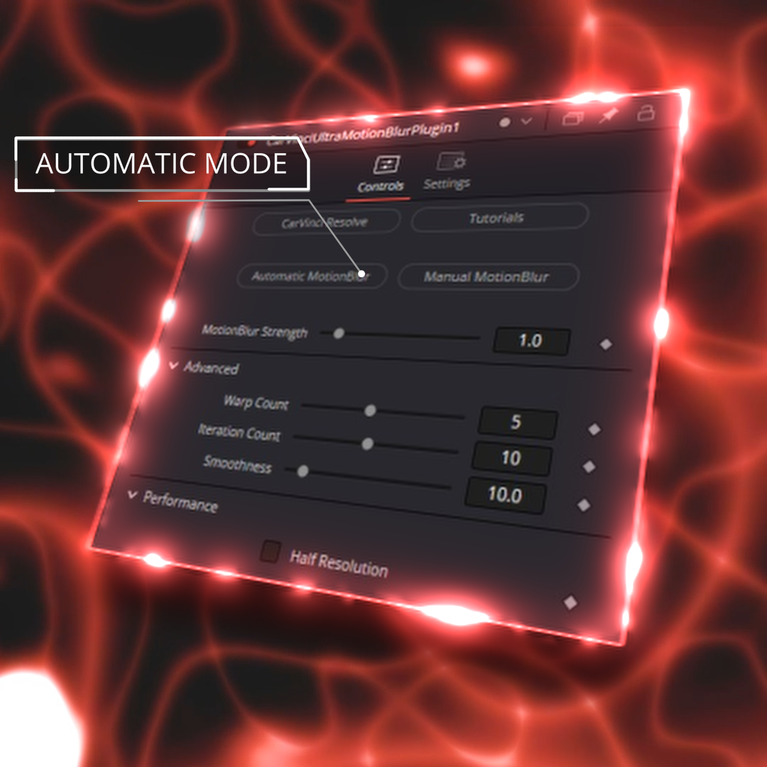CarVinci 达芬奇运动模糊特效插件 实现电影级平滑镜头与动态效果 Ultra MotionBlur Plugin v2.0 for DaVinci Resolve