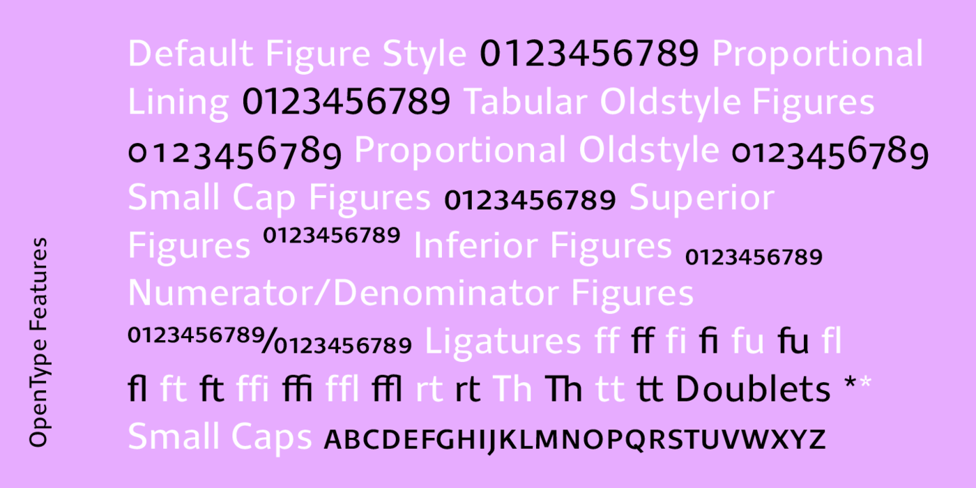 Clara Sans Serif字体家族30款OTF 商业设计多语言排版衬线无衬线组合字体库