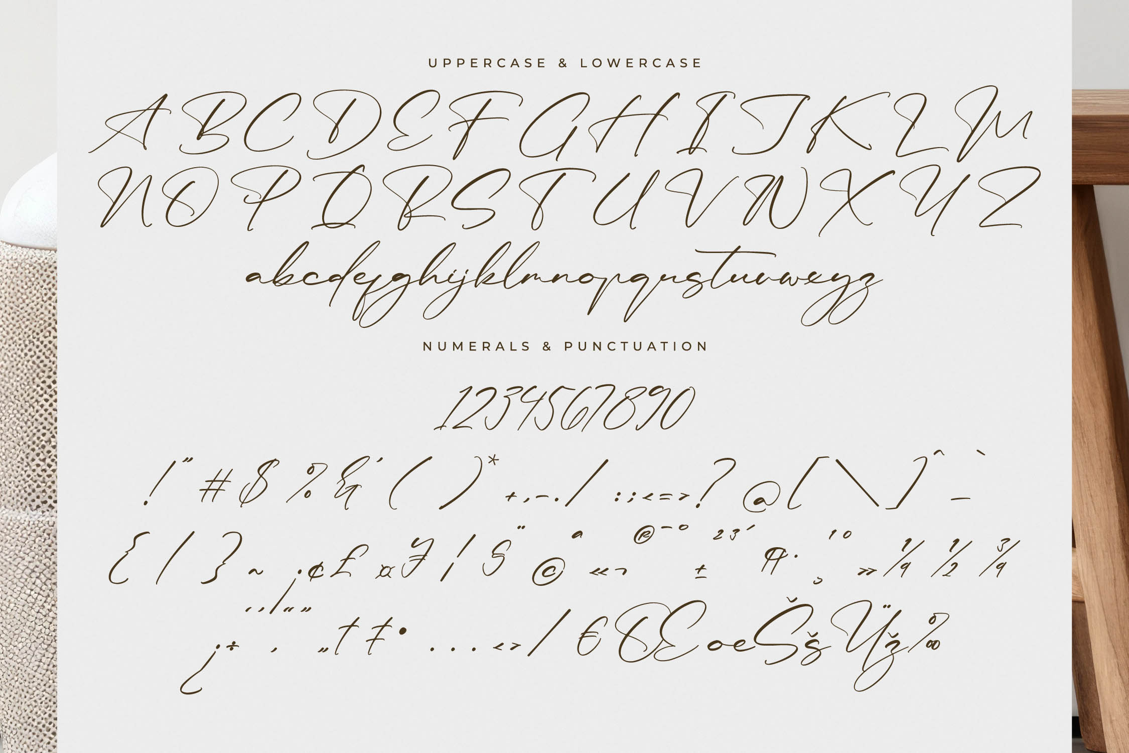 Rulligedro现代草写字体奢华手写体 高端品牌标志设计微商水印字体手写风格字体 Modern Calligraphy Script