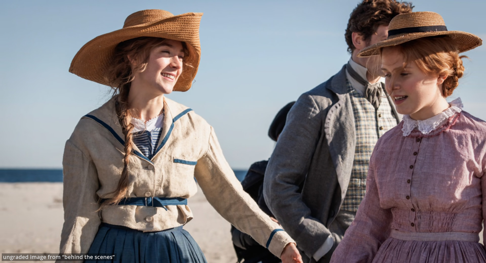 达芬奇 PowerGrades 调色节点包 逆向还原经典电影《小妇人》暖色复古美学风格Mononodes Little Women reverse engineered PowerGrades插图24 Before image