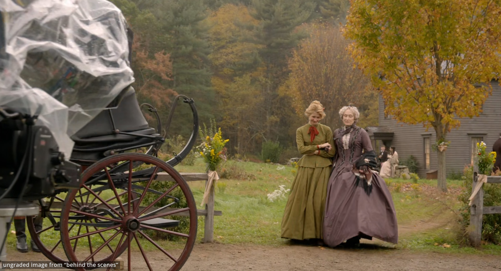 达芬奇 PowerGrades 调色节点包 逆向还原经典电影《小妇人》暖色复古美学风格Mononodes Little Women reverse engineered PowerGrades插图27 Before image