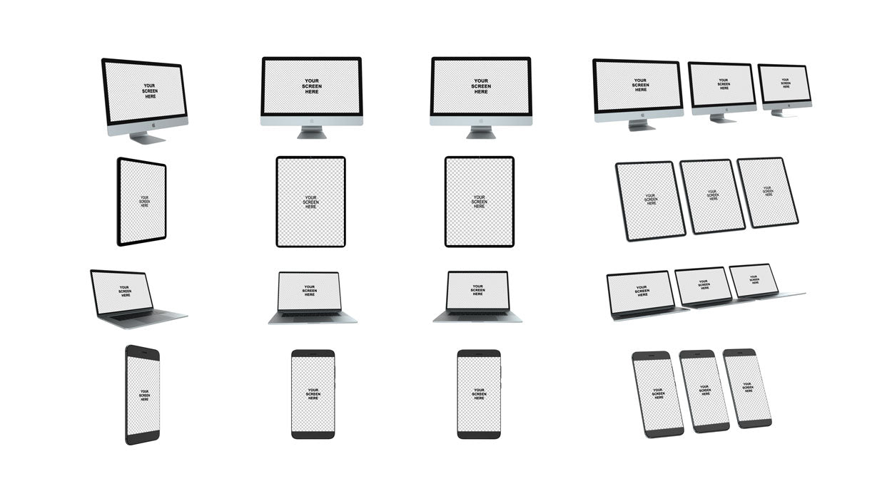 AE模板 3D设备动画制作工具 100个预置场景 手机应用演示与社交媒体视频创作 Device Animations After Effects Template