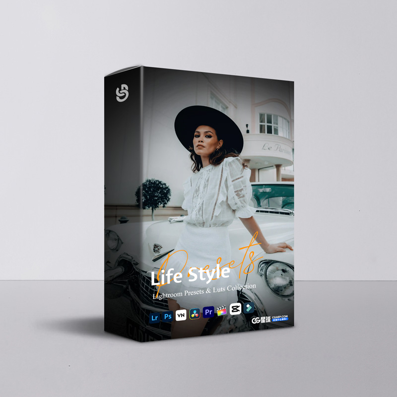 生活方式Lightroom预设LUT套装30个自然温暖滤镜 手机电脑PS/PR/达芬奇通用DNG/XMP/.cube Presetsroom - Life Style Lightroom Presets & Luts Collection