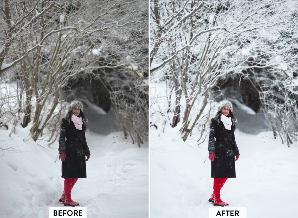 冷冬风格Lightroom预设 10款LRTEMPLATE XMP DNG 冬季雪景节日博主圣诞摄影调色 Filtergrade - Cold Winter Lightroom Preset