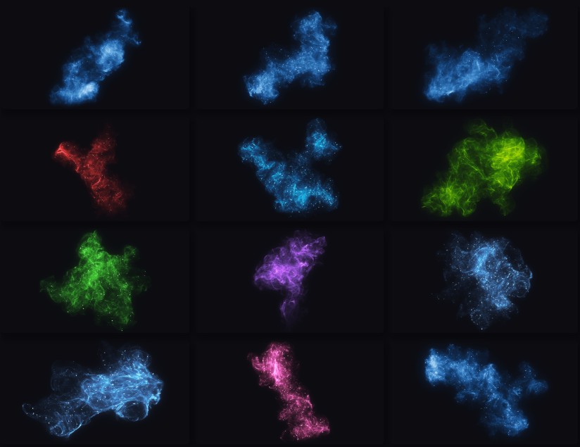 魔法烟火 137个4K视觉特效视频素材包 影视级绚丽光效粒子火焰烟花后期合成特效
