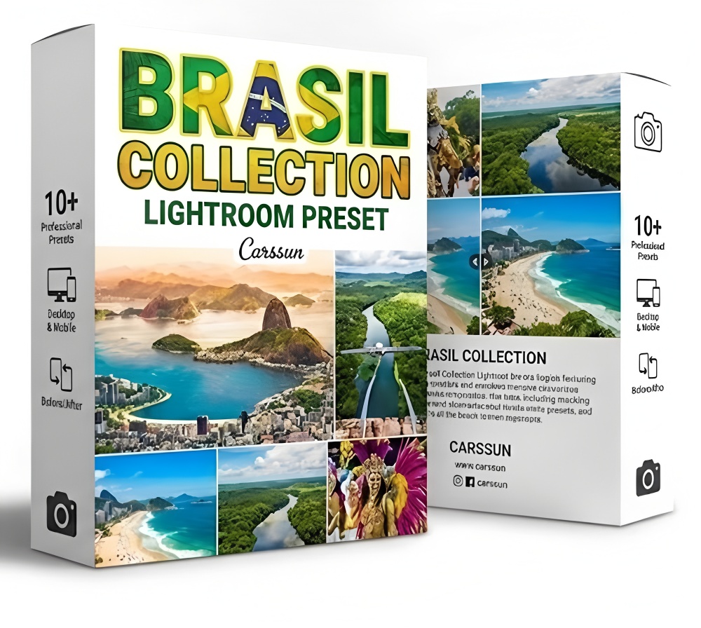 Carssun Brasil热带风情Lightroom预设 温暖色彩电影感色调 旅拍人像生活摄影调色