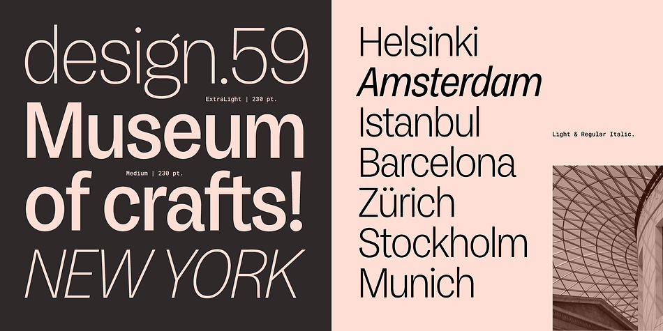 Honesta 人性化气息展示字体 12风格含真斜体可变字体 夸张对比棱角端部现代排版设计 Honesta Font Family 12xOTF