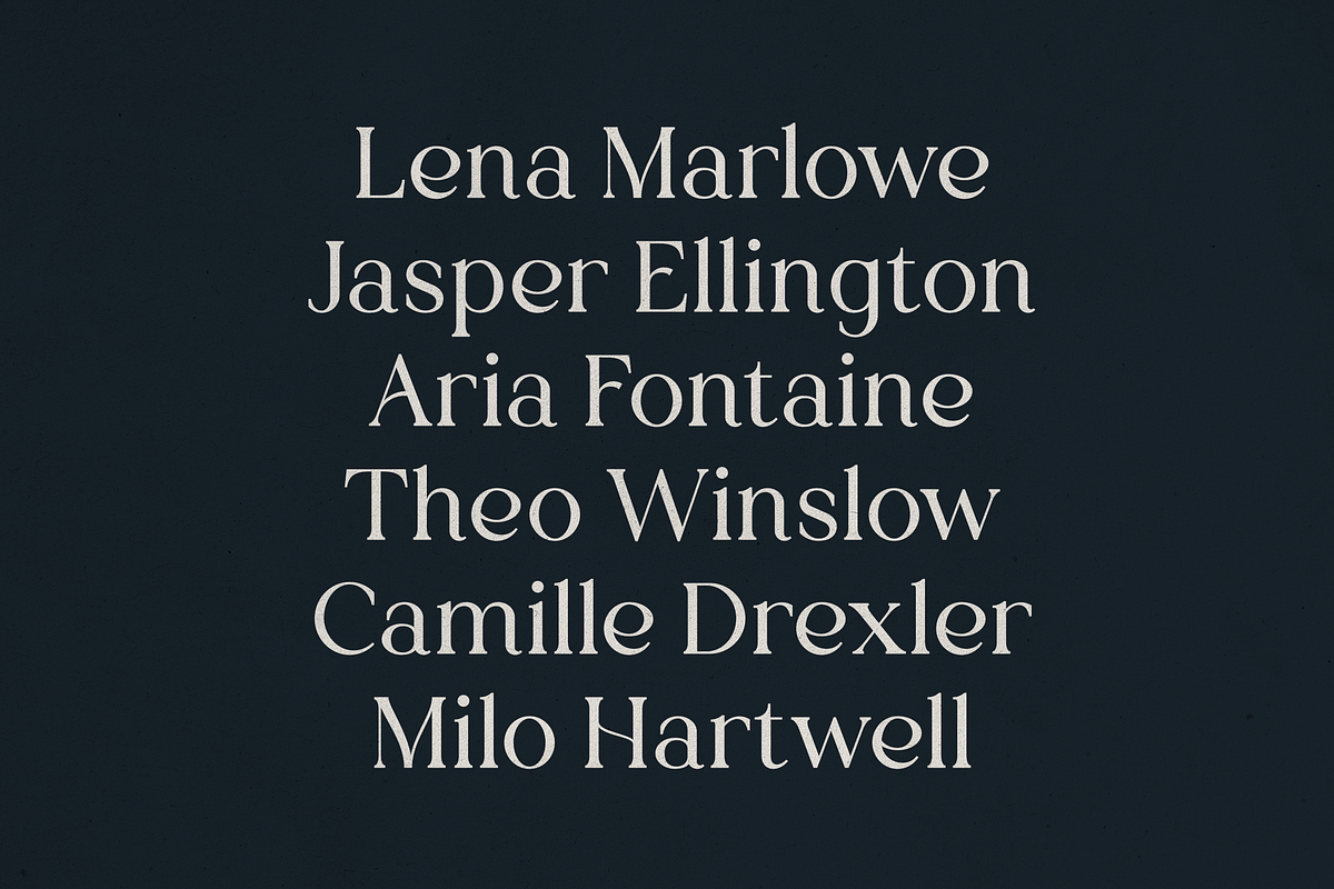 Vurnia优雅衬线字体 现代浪漫主义品牌标志包装编辑设计 多语言支持OTF/TTF英文字体 Vurnia – Elegant Serif Font