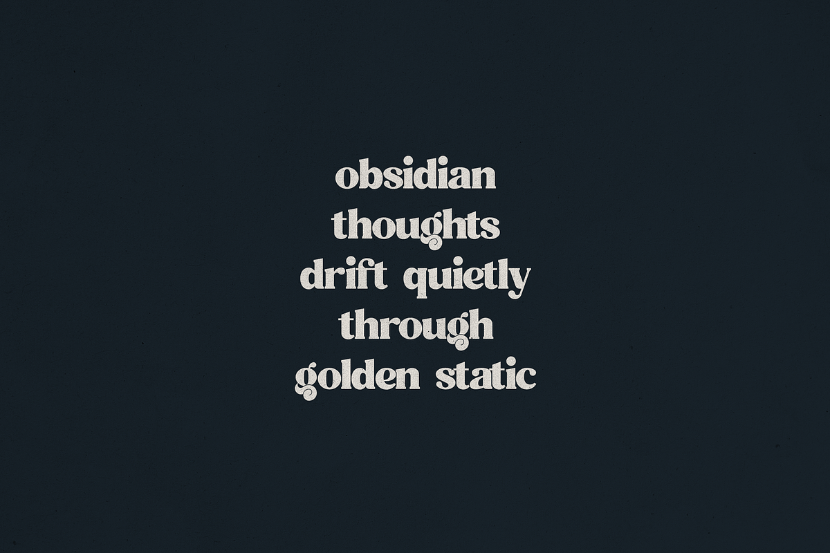 Quindle复古衬线展示字体 大胆艺术感品牌包装标题设计 含连字多语言OTF/TTF字体文件 Quindle – Retro Serif Display Font