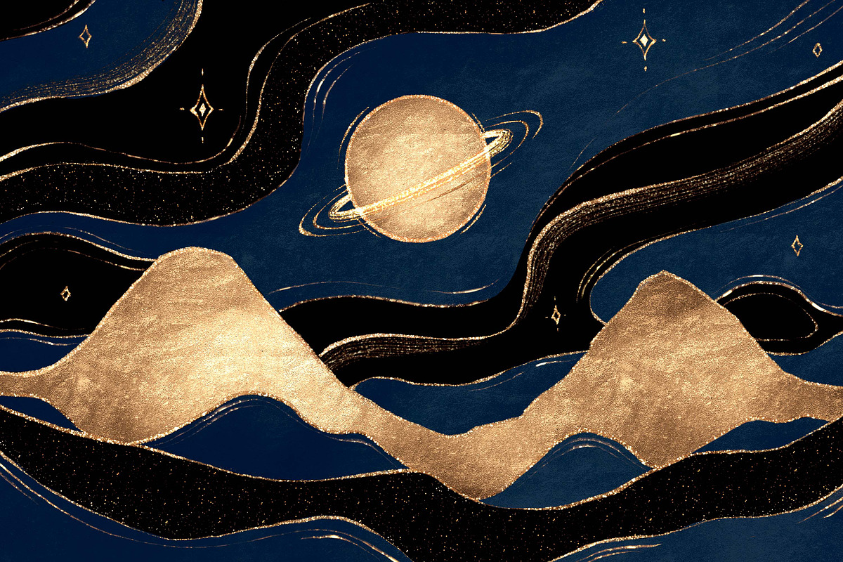 Multi-App闪粉纹理笔刷包｜12支亮片金属粉尘笔刷 PS/AI/Procreate通用 节日设计必备