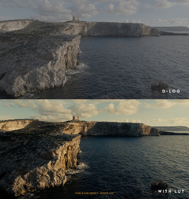 DJI Mavic 3专业航拍调色LUT预设包 50个电影级滤镜 针对D-Log色彩优化 支持PR/达芬奇 DJI MAVIC 3 SERIES CINEMATIC LUT PACK - For D-LOG 10bit Drone Footage