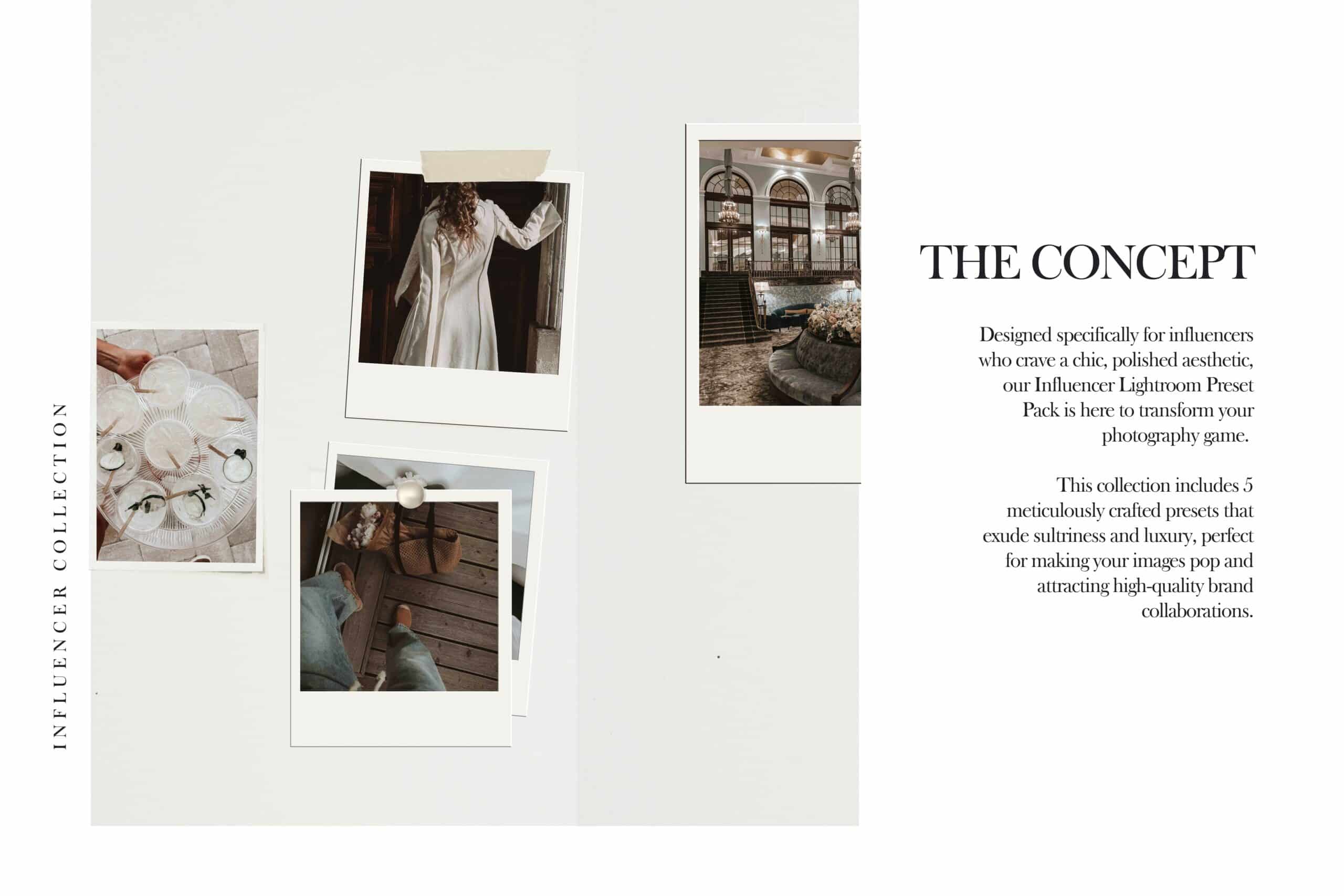 网红博主Lightroom预设 5款奢华情绪滤镜 支持手机与电脑LR 时尚旅行生活方式摄影