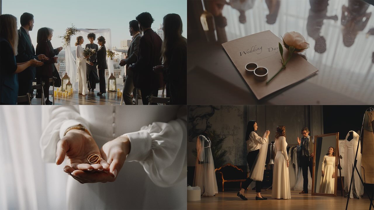 GradeFruit 婚礼经典LUT与Lightroom预设 16款.cube/.xmp/.dng 照片视频多端通用 Wedding Classic LUTs & LR Presets