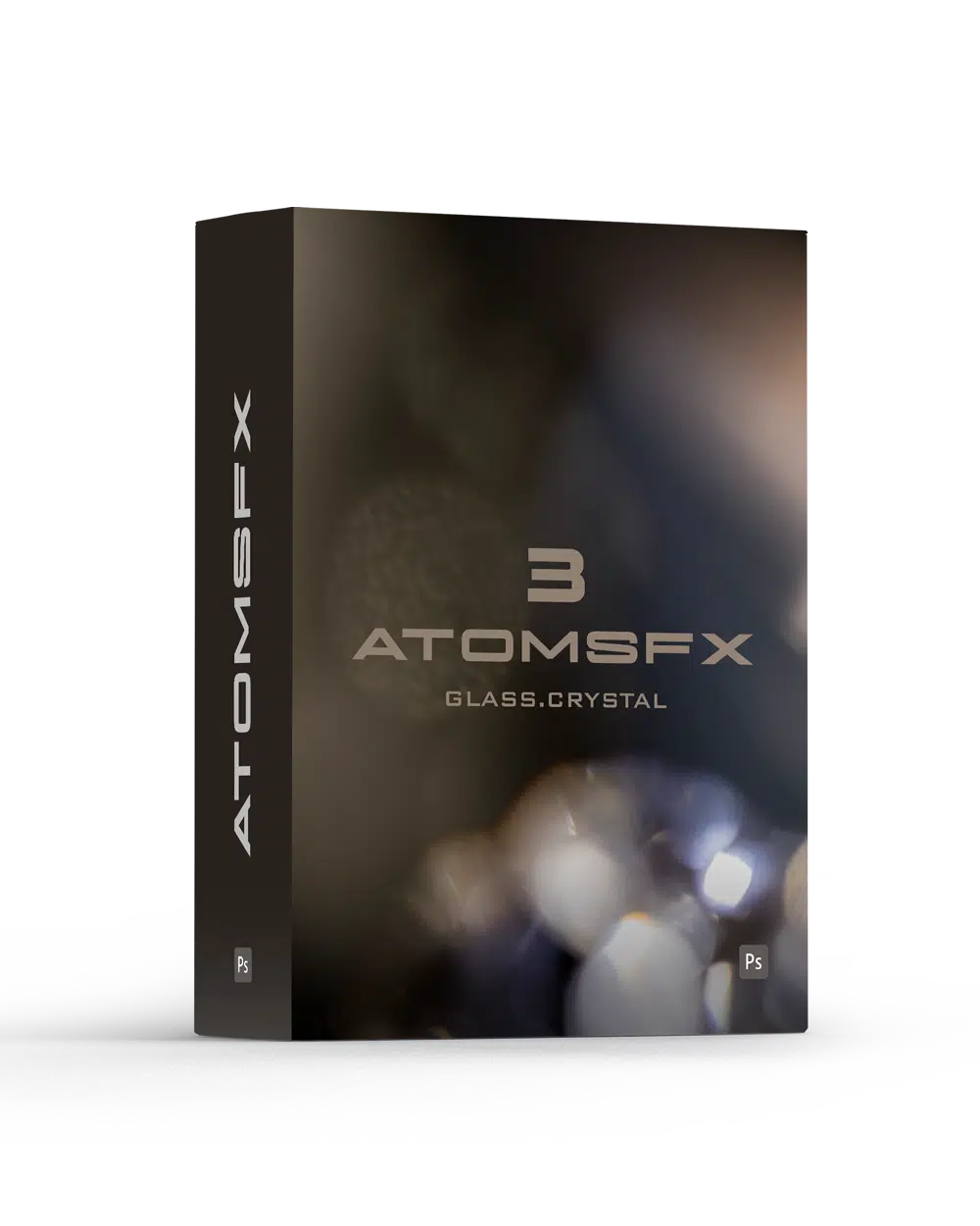 AtomsFX玻璃水晶叠加素材包 56个JPEG叠加层+PS笔刷+动作 艺术折射梦幻质感合成素材Presetcurator - AtomsFX 3 Glass & Crystal Overlays + Brushes