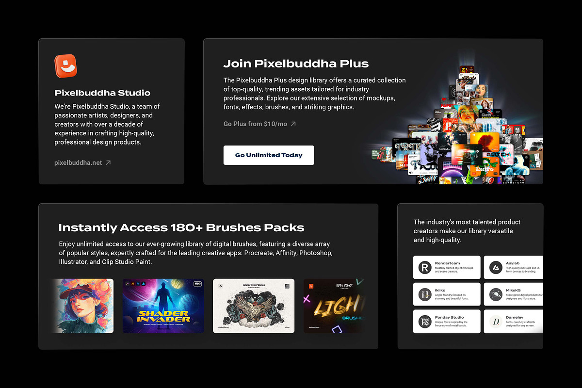 Multi-App闪粉纹理笔刷包｜12支亮片金属粉尘笔刷 PS/AI/Procreate通用 节日设计必备