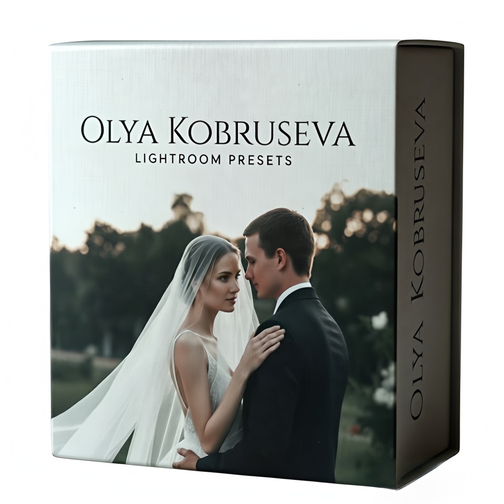 Olya Kobruseva专业婚礼人像Lightroom预设 欧洲中幅胶片美学 柔和高光与浪漫肤色