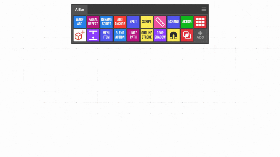 Adobe Illustrator 版 AiBar v1.0.1