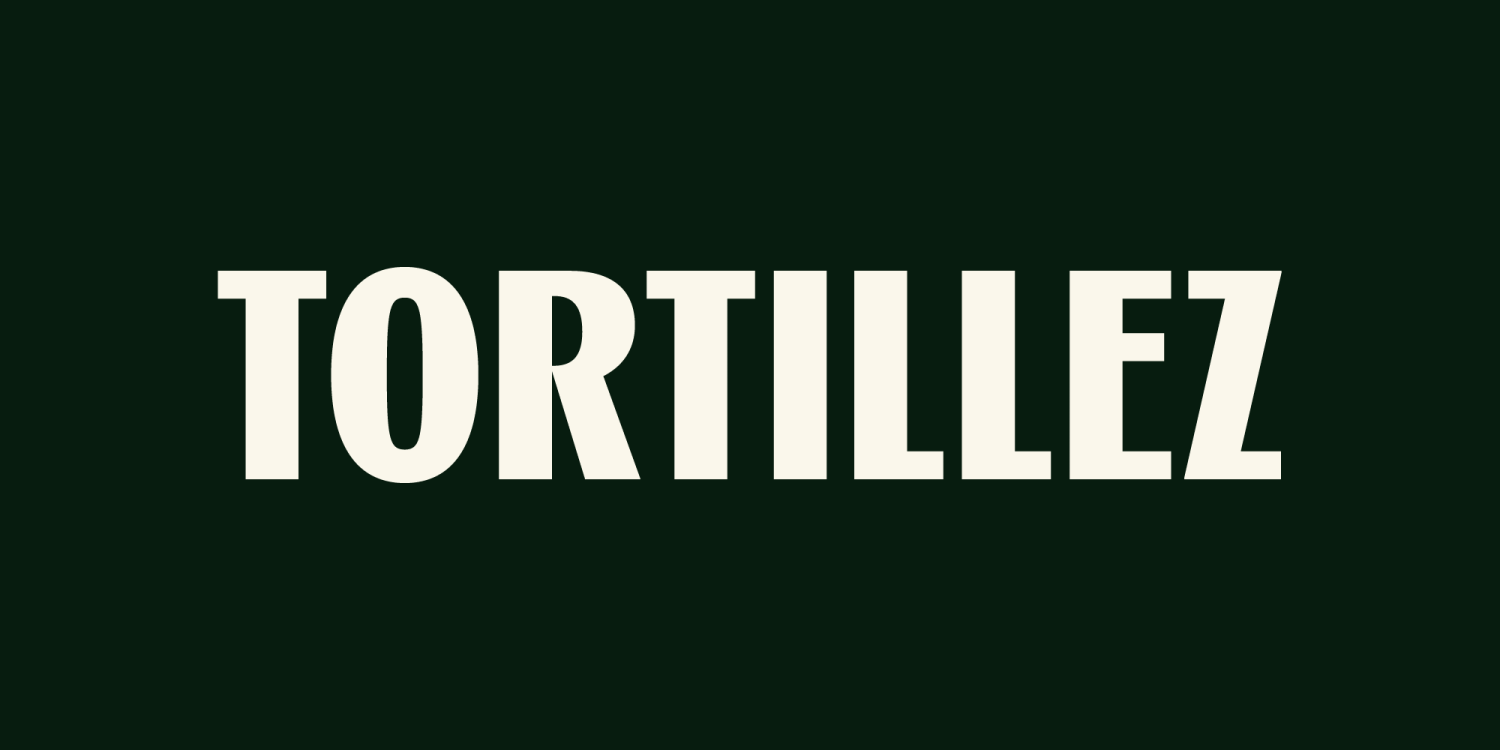 Tortillez 无衬线字体家族 10个OTF文件 坚实干净人文细节标题海报标识设计英文字体