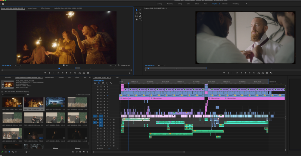 婚礼LUT调色预设10个含5种强度 专业合同时间线模板 胶片颗粒漏光4K叠加视频后期素材 TropicColour - WEDDING ESSENTIALS