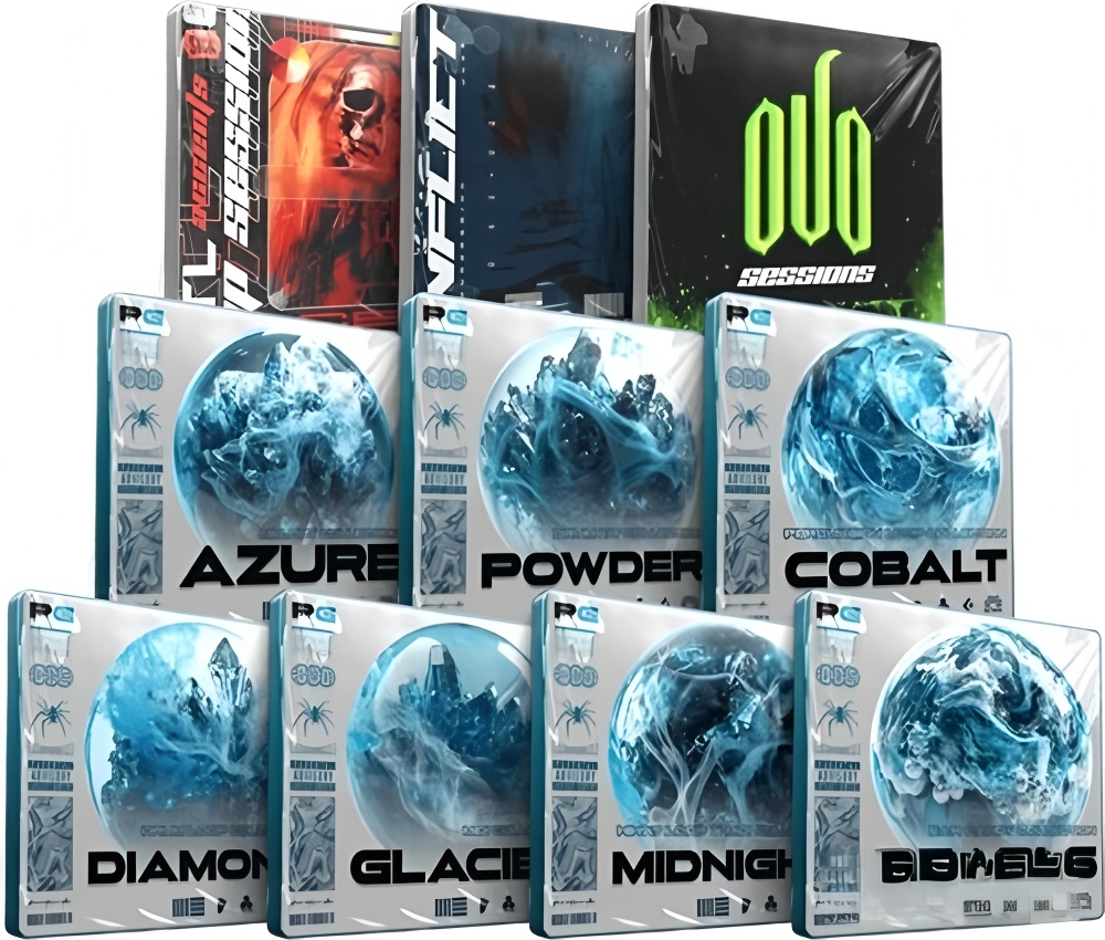 ProducerGrind AZURE陷阱陷阱音乐制作音效包 含旋律MIDI鼓点循环 Trap Collection