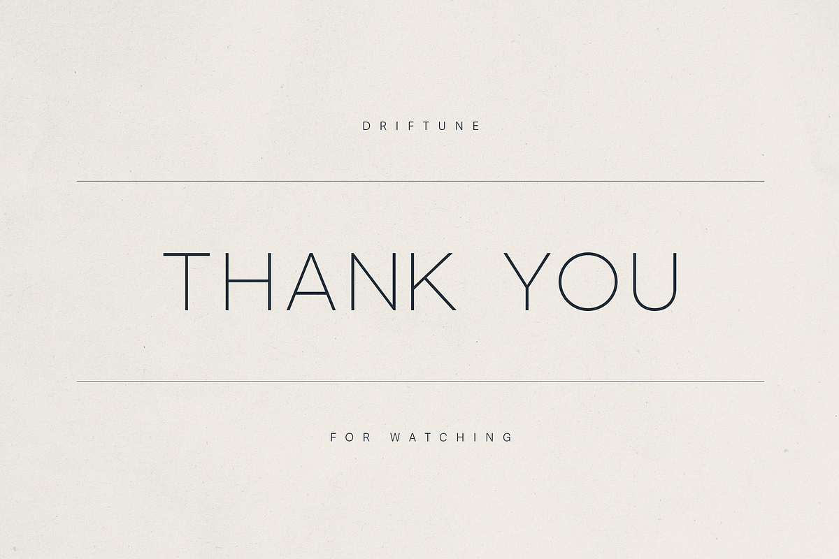 Driftune 精致无衬线英文字体 极简优雅现代品牌奢侈编辑版面高端包装设计OTF/TTF Driftune Sans Serif Typeface