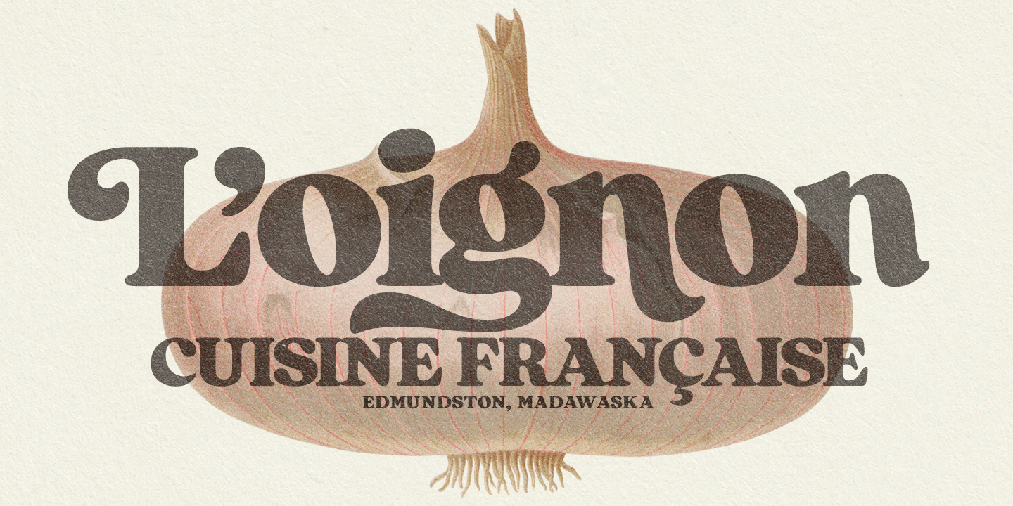 Sunday Club复古怀旧英文字体 110+替代字符含多种连字 品牌餐饮菜单咖啡馆标题设计 MyFonts - Sunday Club Font