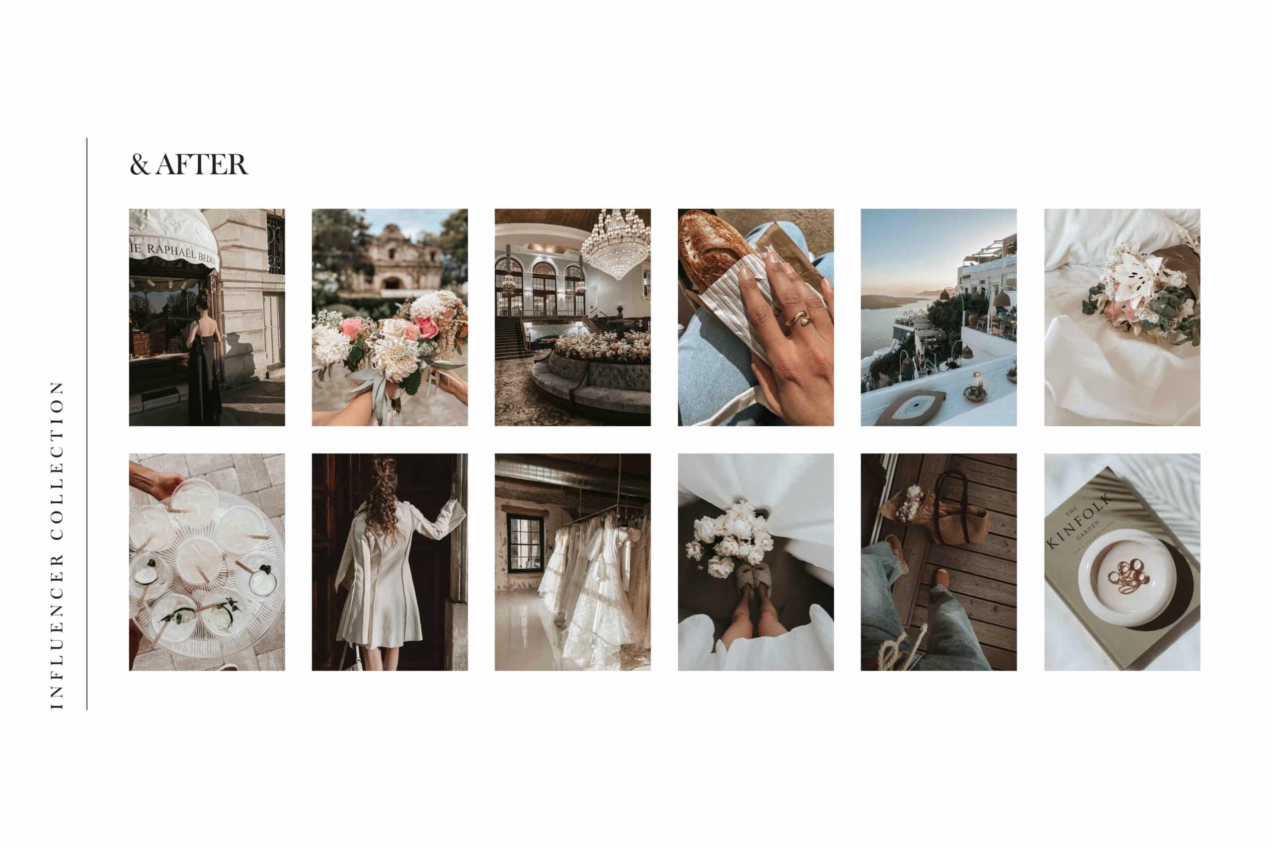 网红博主Lightroom预设 5款奢华情绪滤镜 支持手机与电脑LR 时尚旅行生活方式摄影