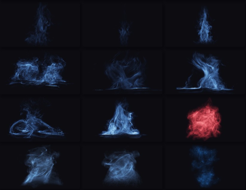 魔法烟火 137个4K视觉特效视频素材包 影视级绚丽光效粒子火焰烟花后期合成特效