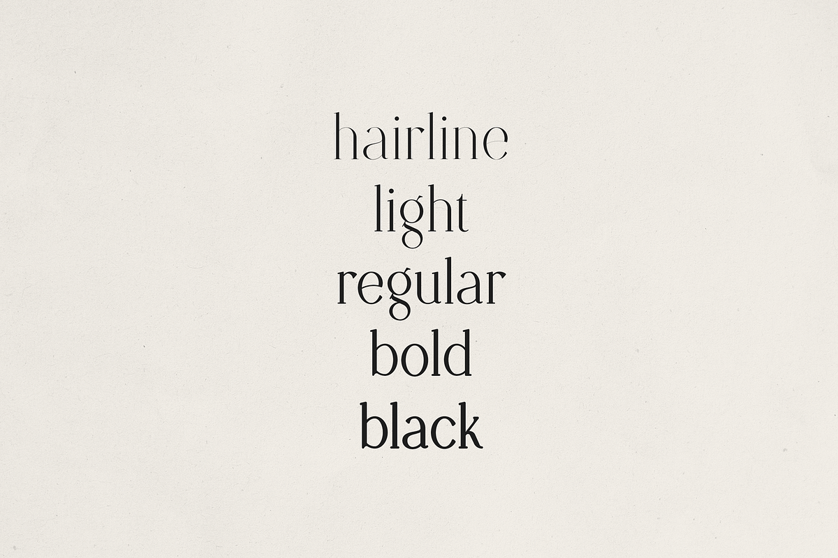 Opaline优雅现代衬线英文字体 5字重多语言支持 奢侈品牌时尚美妆杂志标题设计OTF/TTF  Elegant Modern Serif Font