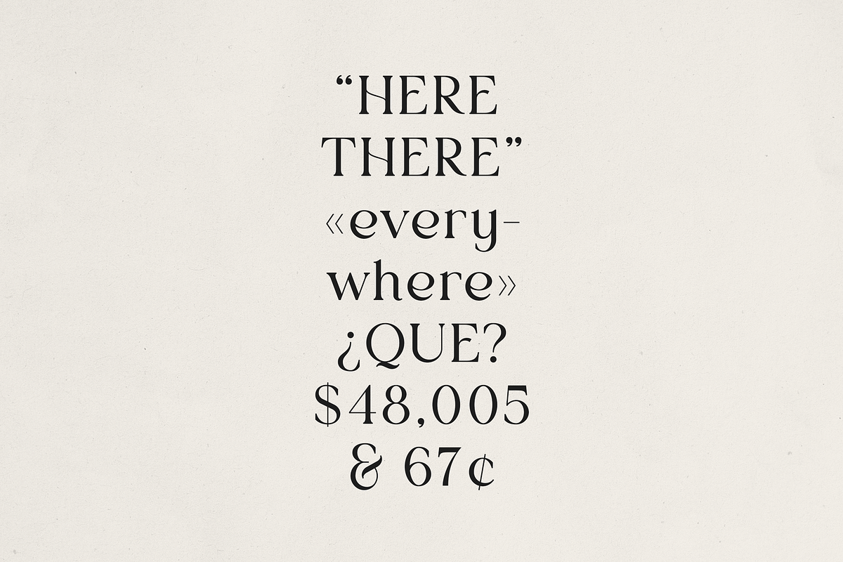 Vurnia优雅衬线字体 现代浪漫主义品牌标志包装编辑设计 多语言支持OTF/TTF英文字体 Vurnia – Elegant Serif Font