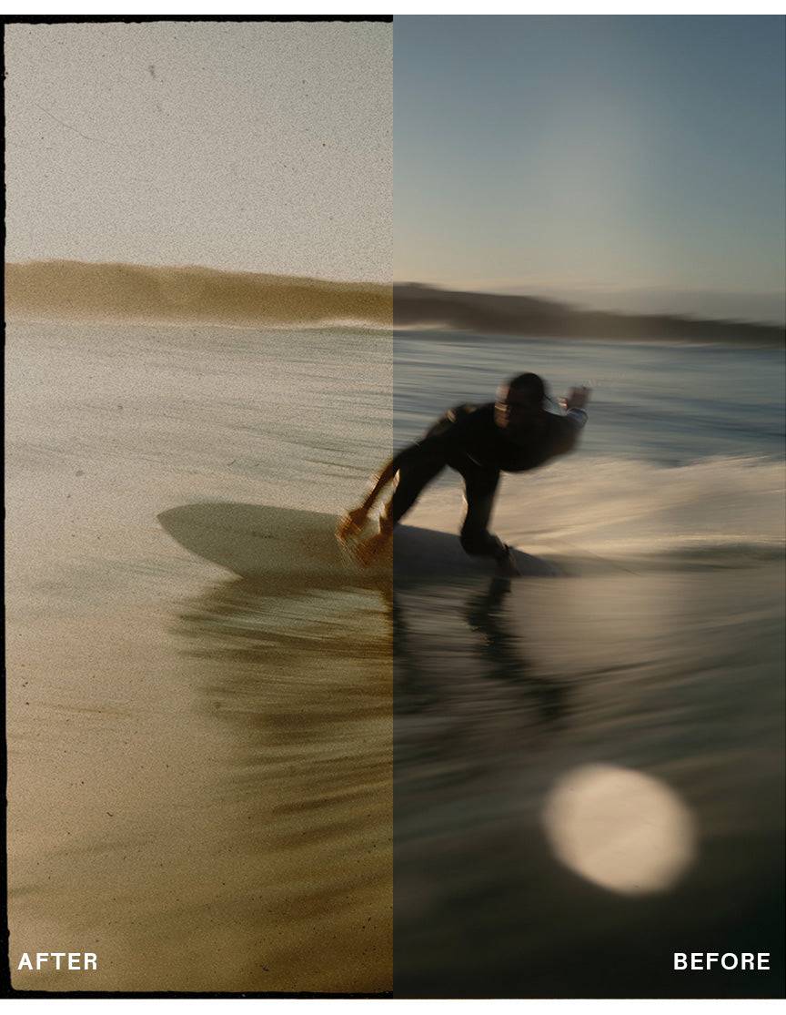 Envijon Vintage复古照片综合包 含6款LR预设/电影边框/尘痕叠加/胶片颗粒/燃烧特效 Vintage Photo Pack