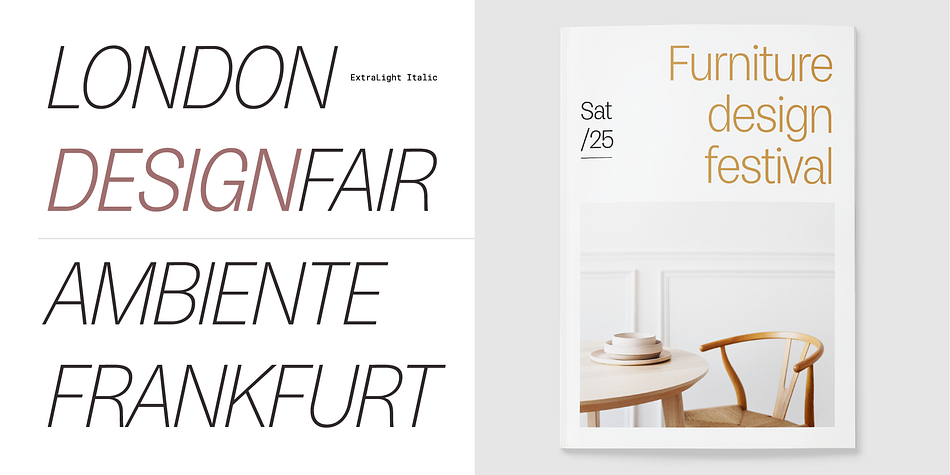 Honesta 人性化气息展示字体 12风格含真斜体可变字体 夸张对比棱角端部现代排版设计 Honesta Font Family 12xOTF