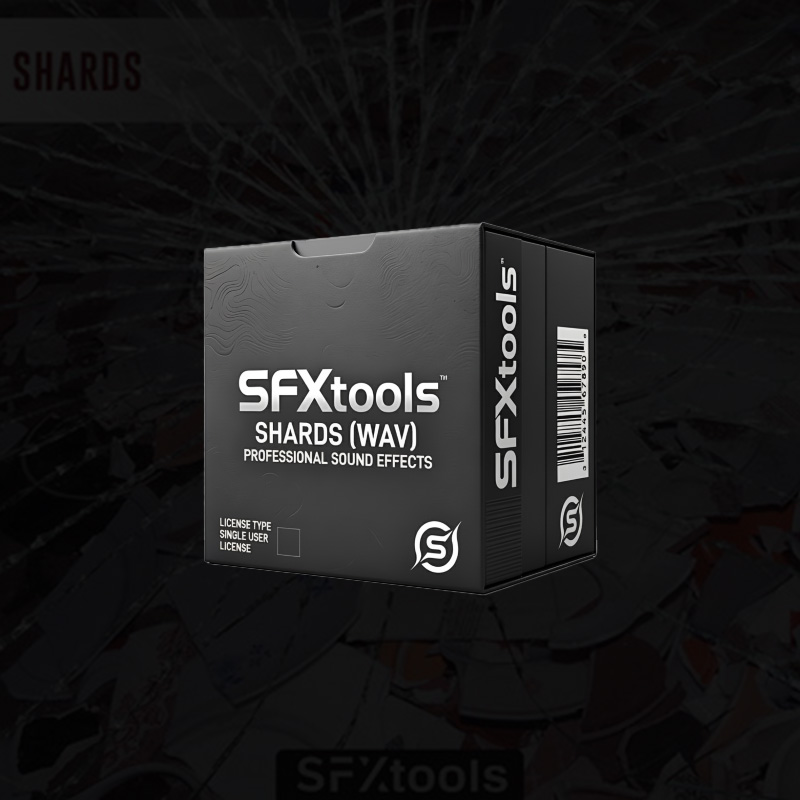 碎片音效库 Shards 96种WAV破碎声音素材 玻璃陶瓷大理石等物体破裂撞击音效 SFX