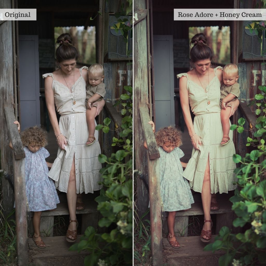 爱情故事奶油色Lightroom预设 24款浪漫怀旧色调 春季情侣婚纱摄影调色滤镜 The Luxe Lens - Love Story Lightroom Presets - Desktop & Mobile