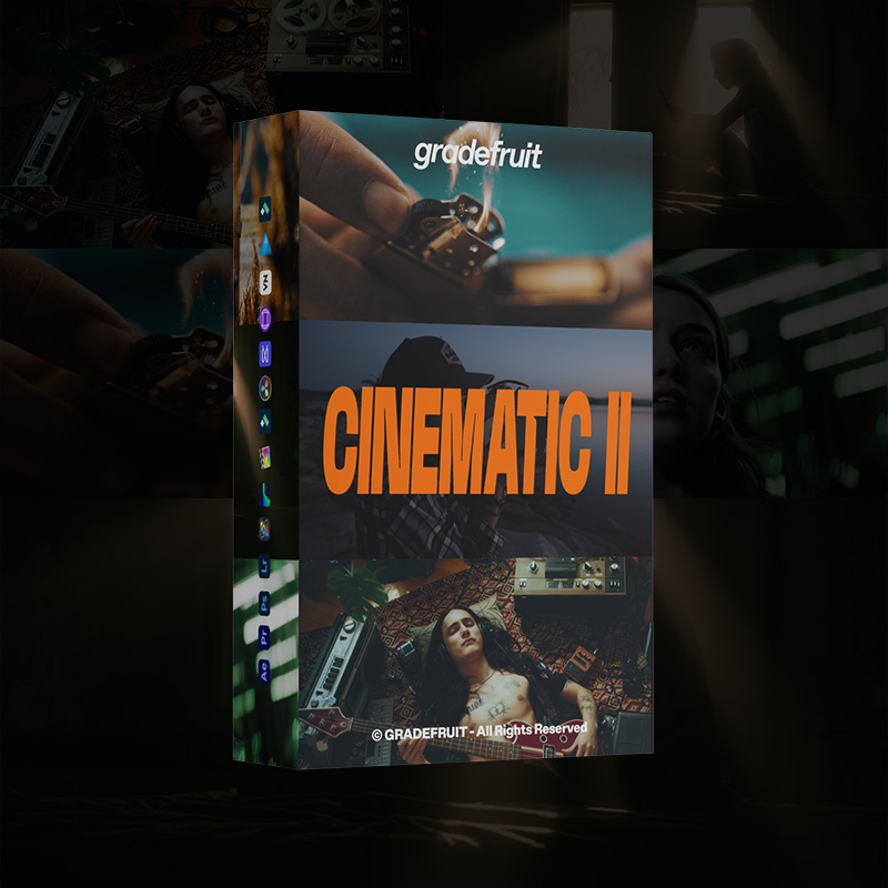 电影感LUT预设套装19款GradeFruit V2风格 .cube/.xmp/.dng PR/达芬奇/FCPX/LR通用调色 GradeFruit - Cinematic V2 LUTs & LR Presets