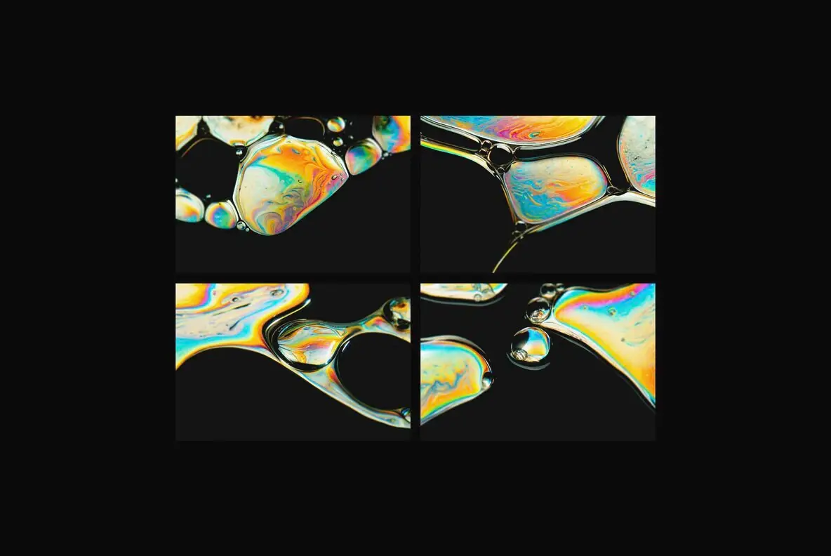 抽象液态背景纹理8套 JPG高清质感底图 AI生成设计素材适用于海报品牌演示